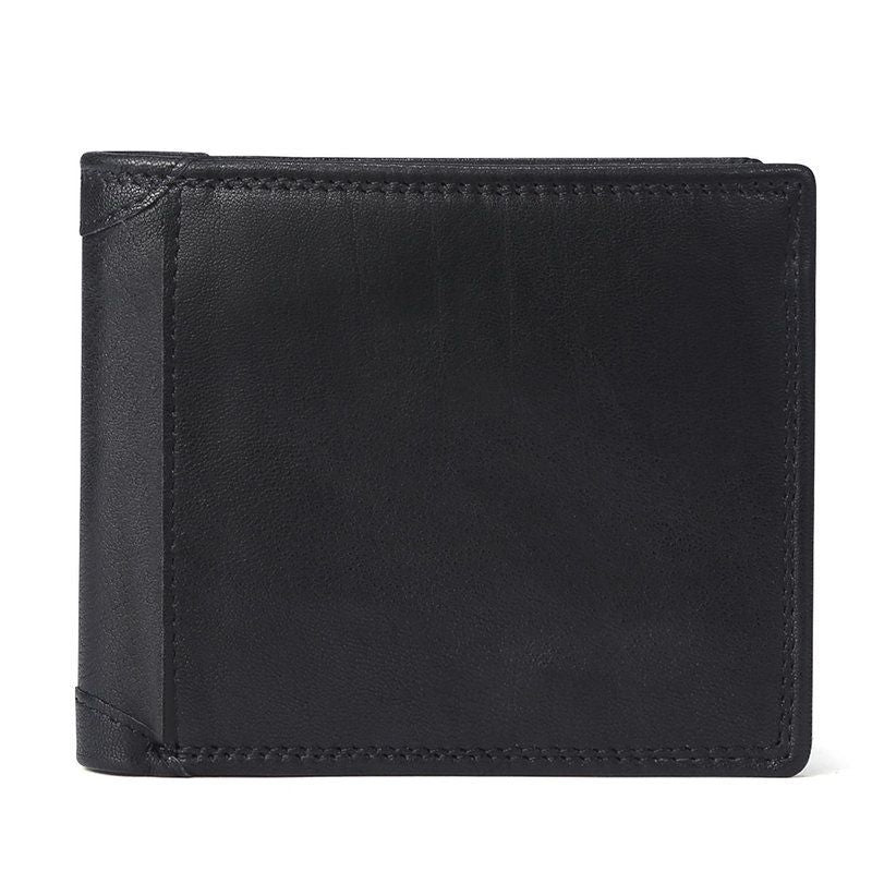 Cow Leather Men Wallets with Coin Pocket Vintage Male Purse