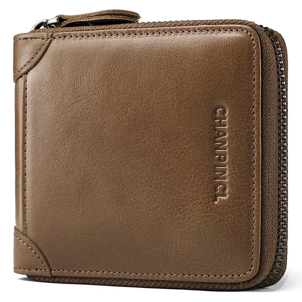 Echtes Rindsleder Brieftaschen für Männer Marken Luxus Karte Brieftasche Männer Cowhide leather wallet