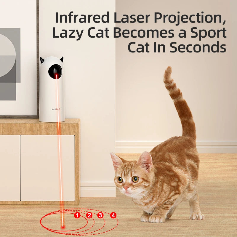 Automatic Cat Toys Interactive Smart Pet LED Laser Indoor Cat Toy