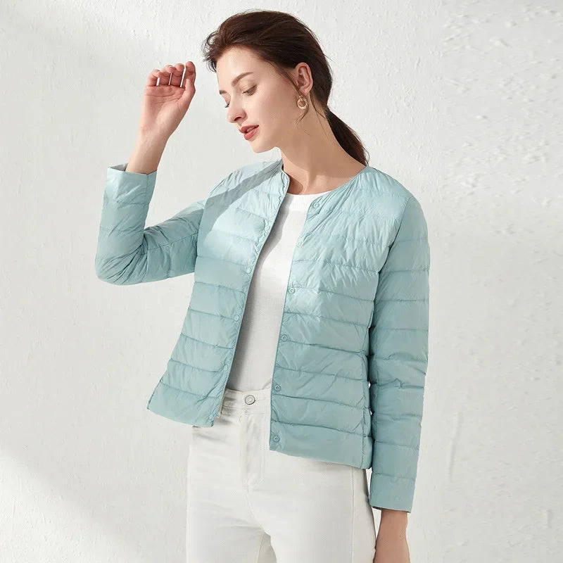 Spring Winter Women Liner  Portable Female Padded Parkas Puffer Warm Down Jackets