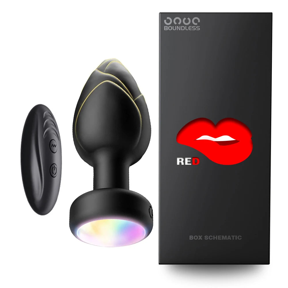 Female wireless Remote Vibrating Butt Plug Anal Vibrator Sex Toys for Women Ass