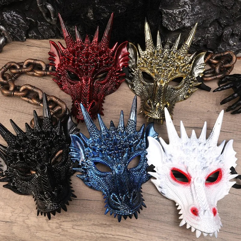 Halloween Party Masks Dragon Masks Props Kids Adult Decoration