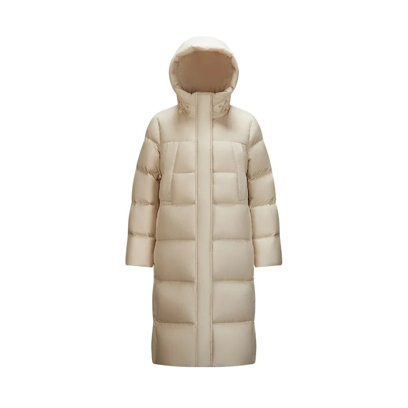 Semir  Women Long Length Waterproof Coat  Fashion Winter  Simple Down Jacket