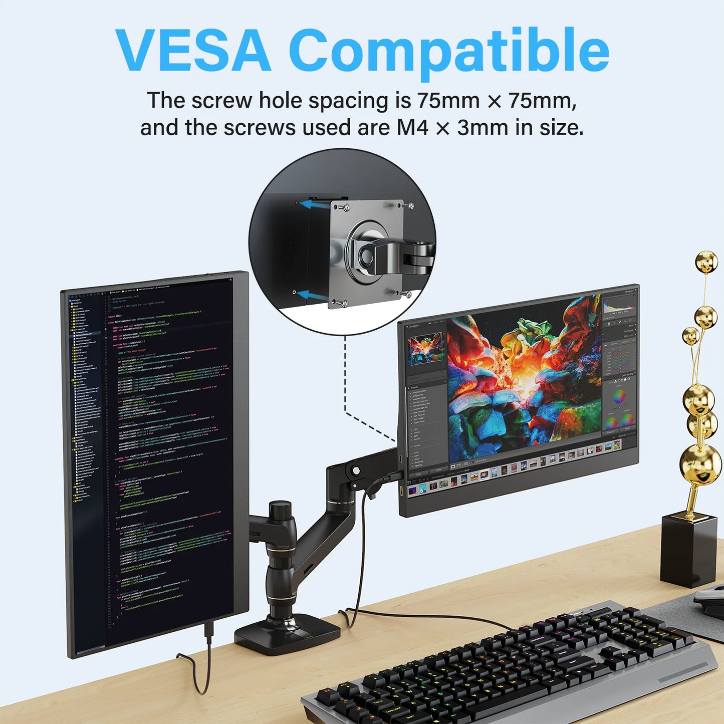 Amoudo 15.6” 1080P FHD Portable IPS LCD Monitor