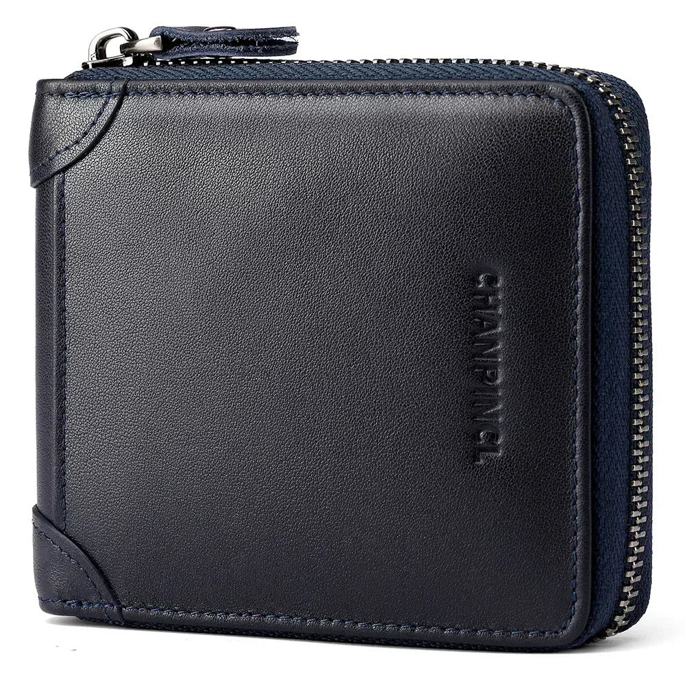 Echtes Rindsleder Brieftaschen für Männer Marken Luxus Karte Brieftasche Männer Cowhide leather wallet