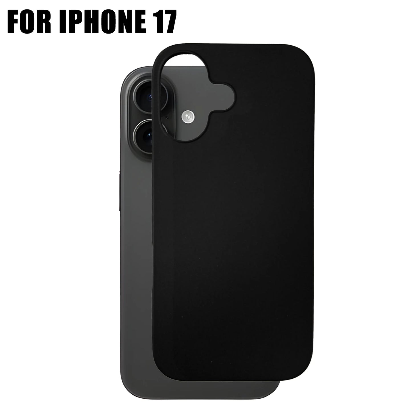 Soft TPU Matte Frosted Case For iPhone 17 17Air 17Pro Max Back Cover