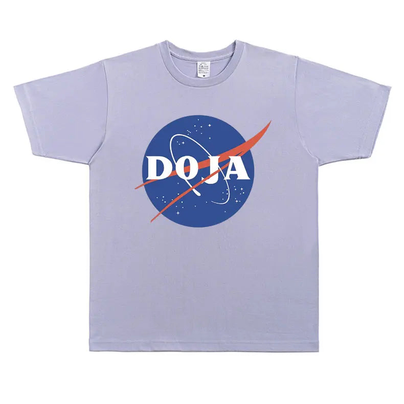 Rare Rapper Doja Cat Nasa Graphic T Shirt Men Women Hip Hop Fashion Oversized T-shirt Unisex Cotton Short Sleeve Tees Streetwear