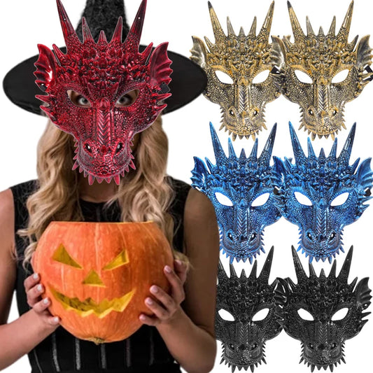 Halloween Party Masks Dragon Masks Props Kids Adult Decoration