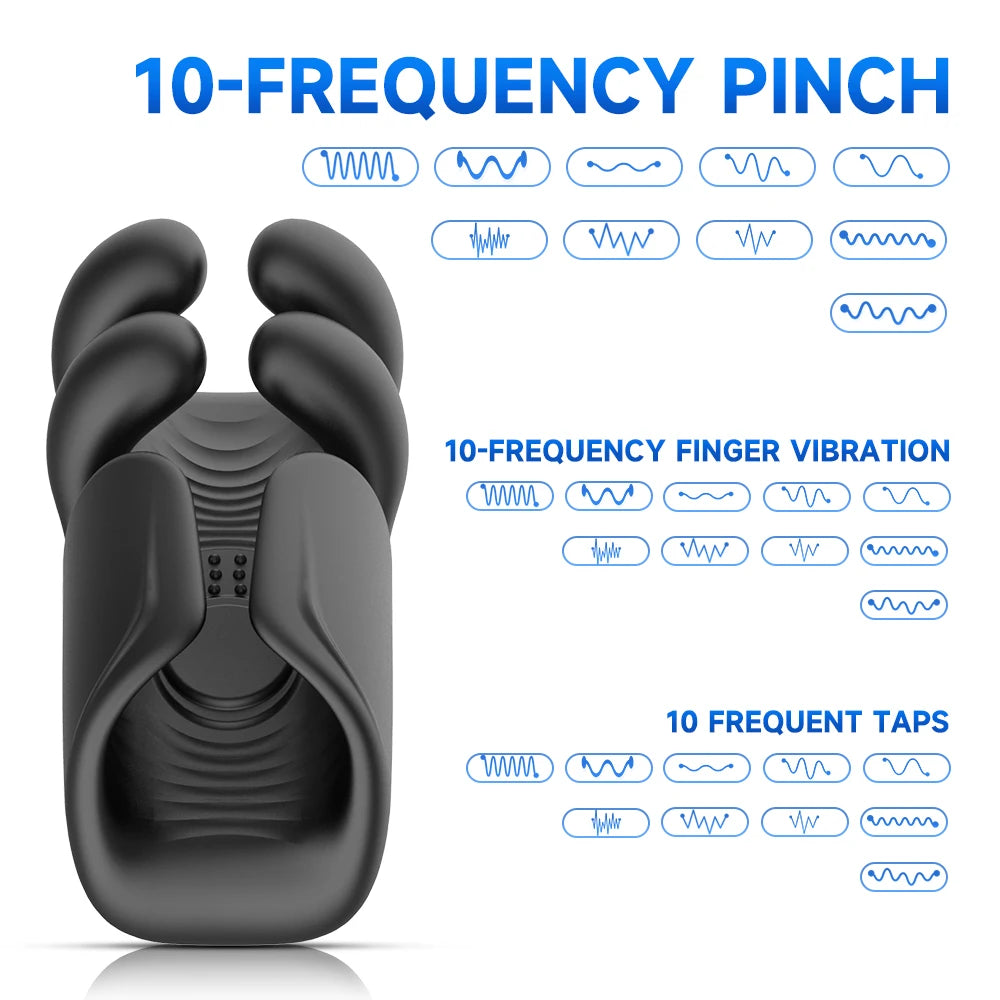 Glans Stimulation Silicone Trainer Vibrator Male Penis Delay Ejaculation Exerciser