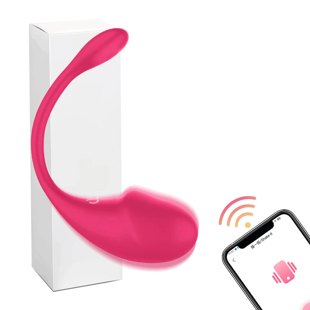 APP Wireless Bluetooth Vibrator APP Control Vibrating Love Egg Clitoris Stimulator