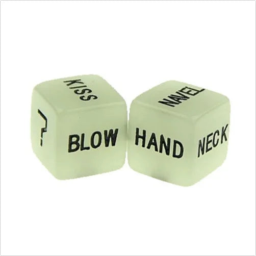 1Pair Luminous Love Dice Adult Couple Lovers  Board  Party Game Toy