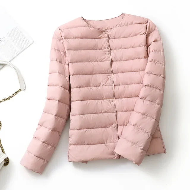 Spring Winter Women Liner  Portable Female Padded Parkas Puffer Warm Down Jackets