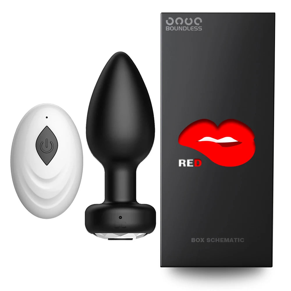 Female wireless Remote Vibrating Butt Plug Anal Vibrator Sex Toys for Women Ass