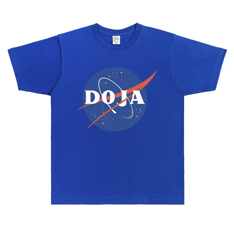 Rare Rapper Doja Cat Nasa Graphic T Shirt Men Women Hip Hop Fashion Oversized T-shirt Unisex Cotton Short Sleeve Tees Streetwear
