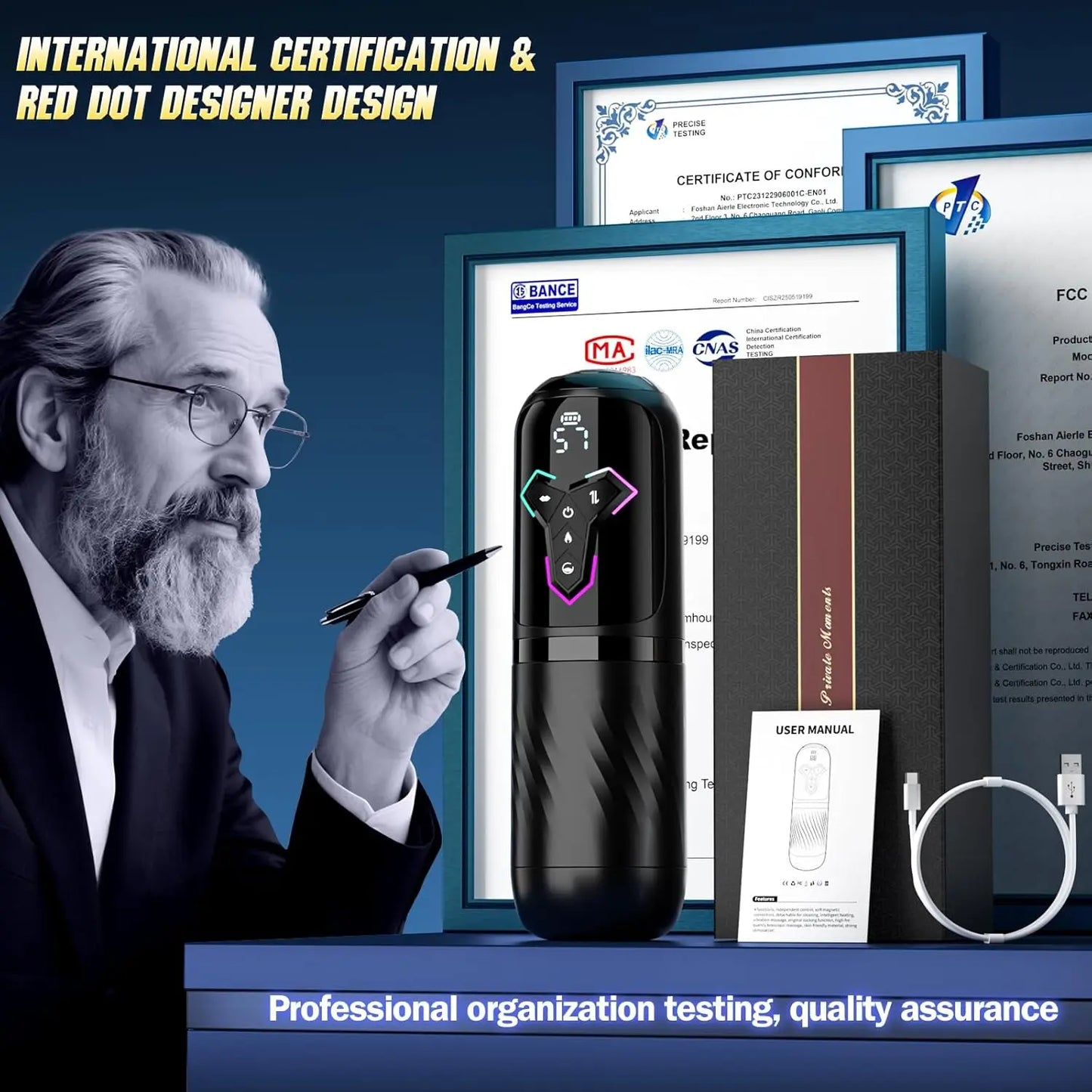 4 IN 1 Automatic Telescopic Male Masturbator Heated Sucking Vibrating Masturbation Cup