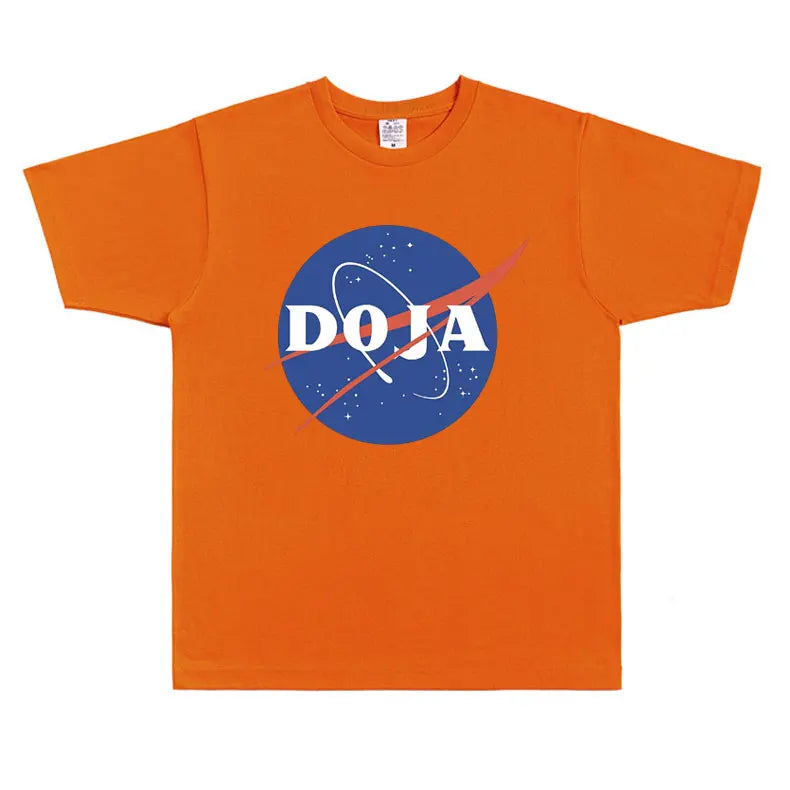 Rare Rapper Doja Cat Nasa Graphic T Shirt Men Women Hip Hop Fashion Oversized T-shirt Unisex Cotton Short Sleeve Tees Streetwear