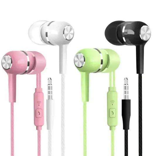 Unbreakable 3.5mm Wired Headphones In Ear Headset Wired Earphones with Microphone