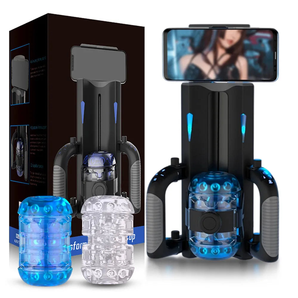 Automatic Male Masturbator Cup 10 Thrusting&Vibration Modes Heating Function