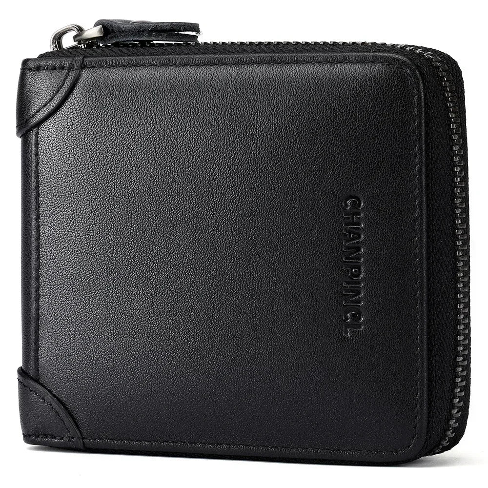 Echtes Rindsleder Brieftaschen für Männer Marken Luxus Karte Brieftasche Männer Cowhide leather wallet