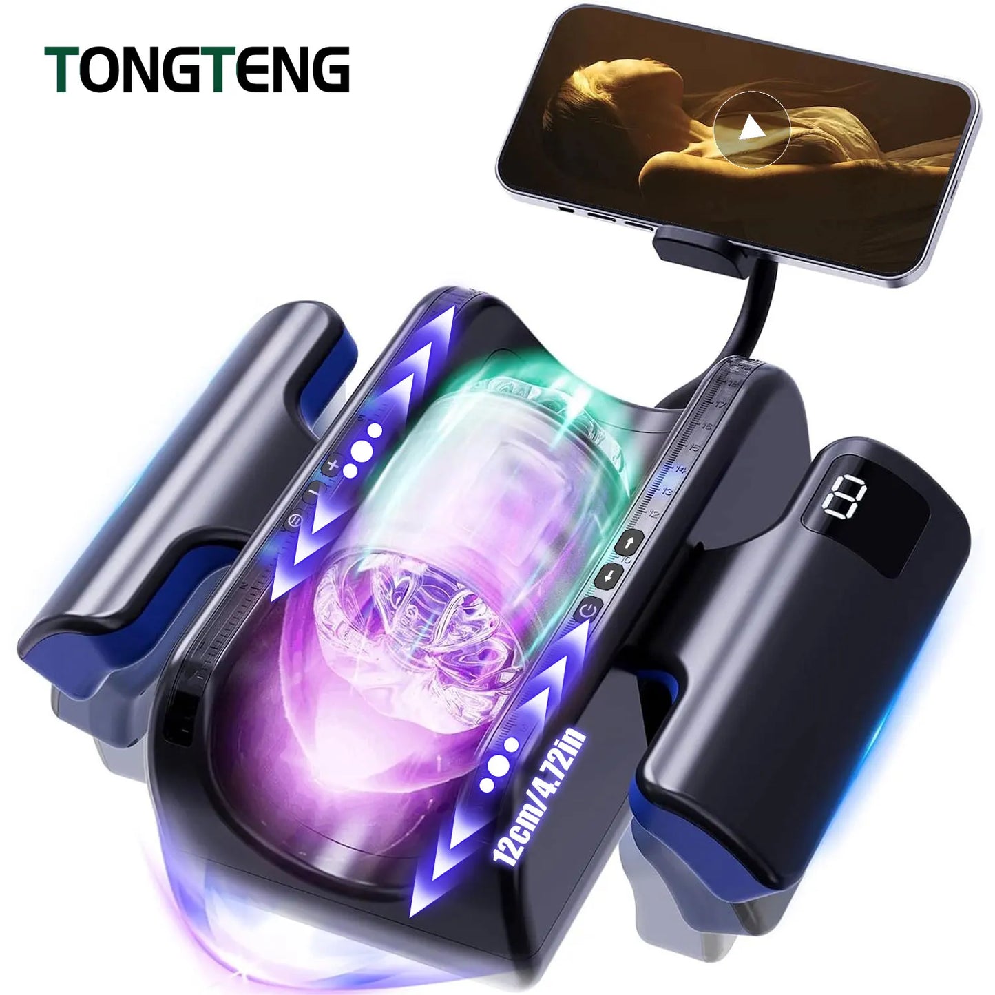 Automatic Male Masturbator Cup 10 Thrusting&Vibration Modes Heating Function