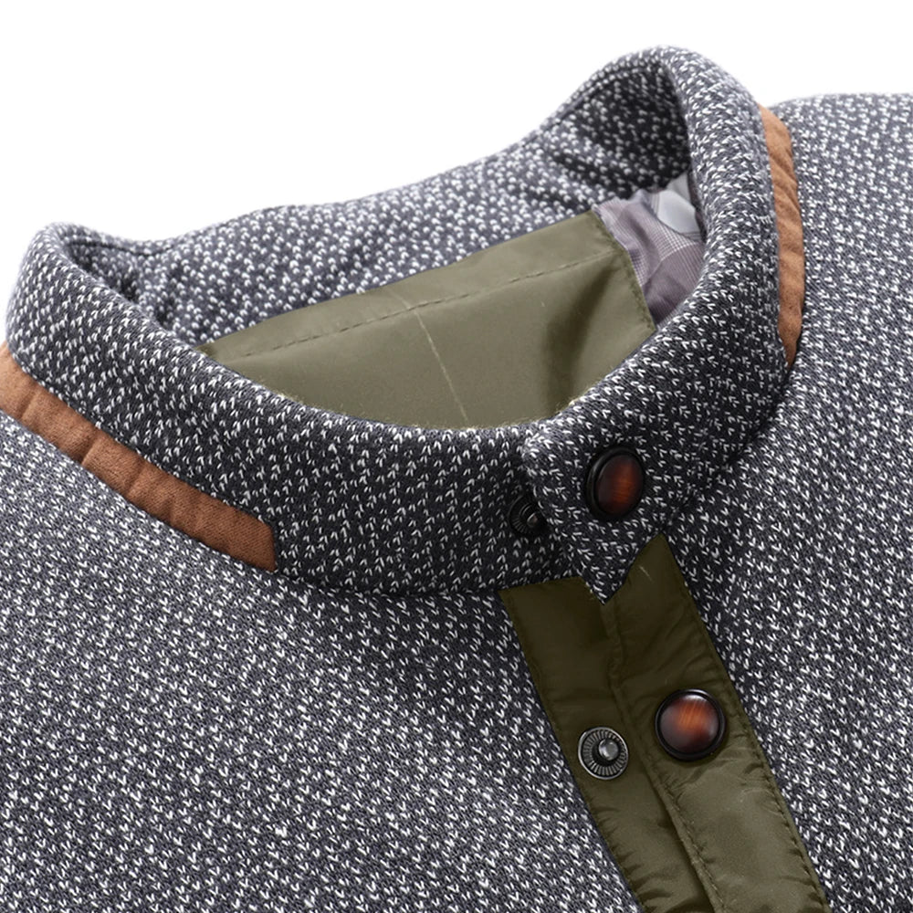 Men's Jackets Winter Warm Bomber Quilted Coat Lightweight Business Jacket