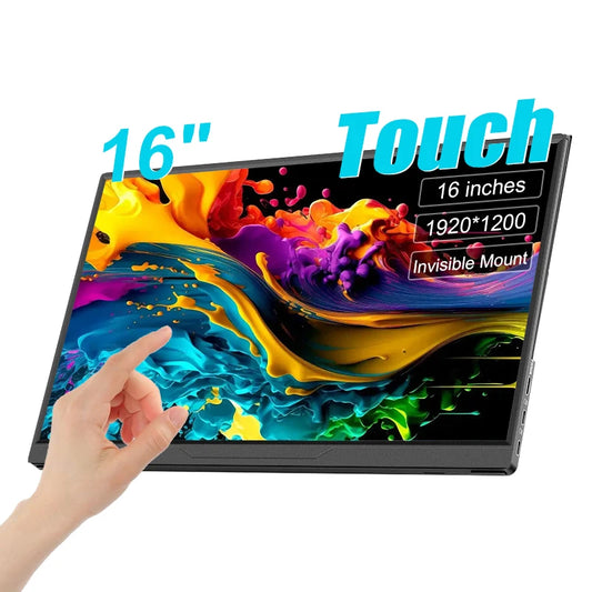 16inch Mobile Portable Monitor Touchscreen IPS Second Game Screen Extended Display
