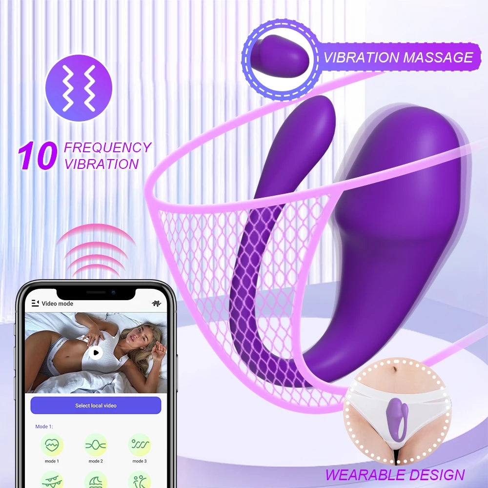 APP Wireless Bluetooth Vibrator APP Control Vibrating Love Egg Clitoris Stimulator