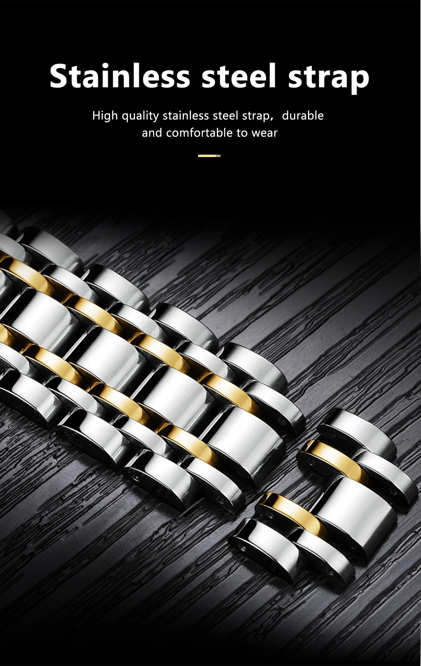 POEDAGAR Luxury Watch for Man Elegant Date Week Waterproof Luminous Men Watch