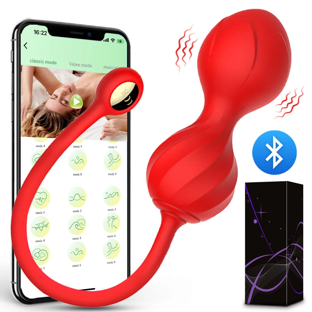 Wireless App Vagina Balls Vibrator for Women Tighten Vagina Muscle Trainer