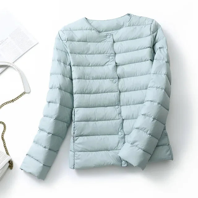 Spring Winter Women Liner  Portable Female Padded Parkas Puffer Warm Down Jackets