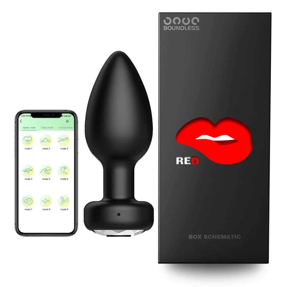 Female wireless Remote Vibrating Butt Plug Anal Vibrator Sex Toys for Women Ass