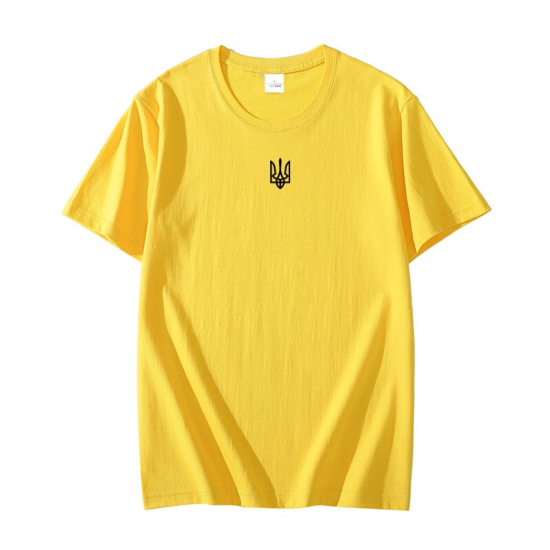 Ukraine Trident  Arms T-shirt Ukrainian Patriotic Graphic T Shirt