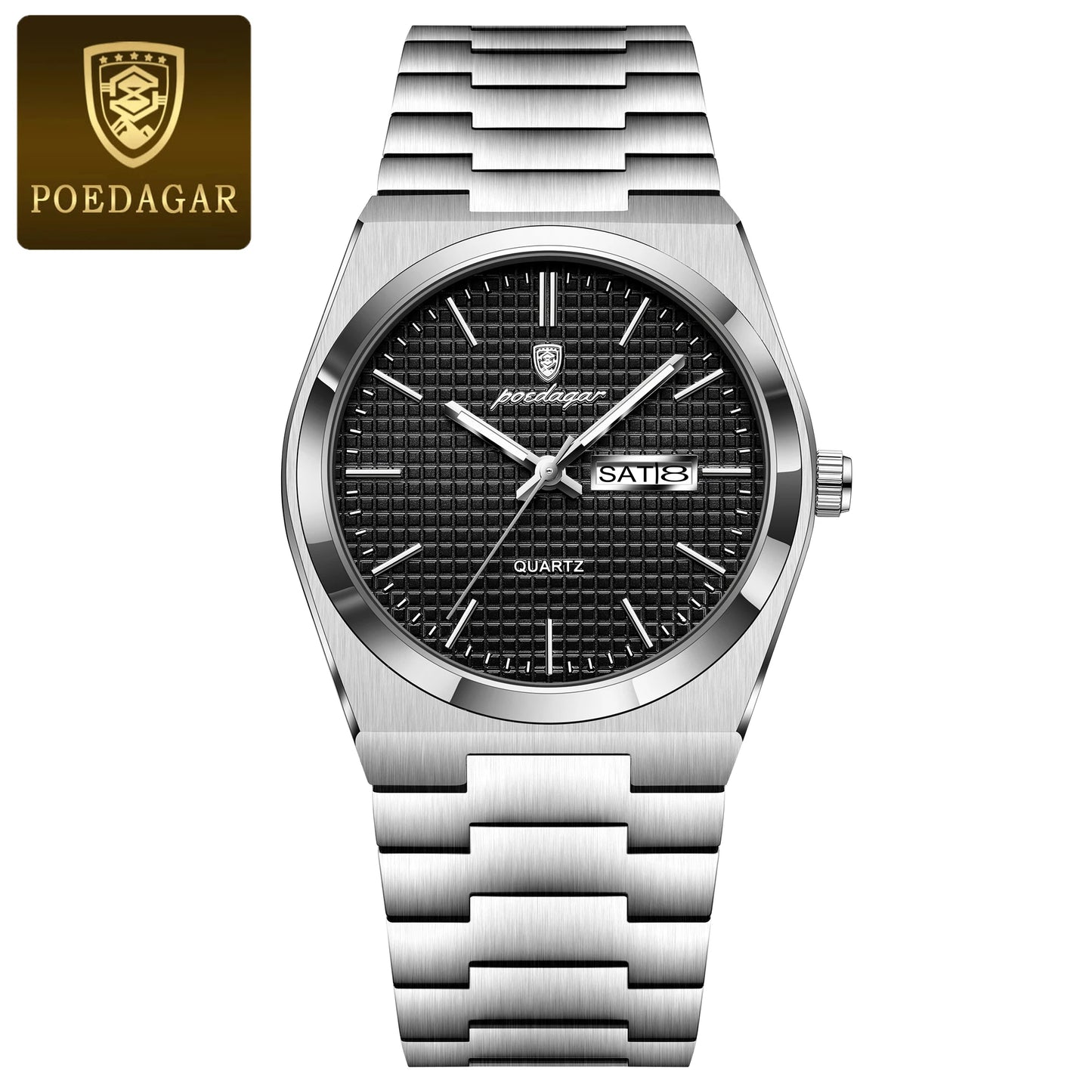 POEDAGAR Luxury Sport Man Watch Military Waterproof Luminous Date Week Men Watch
