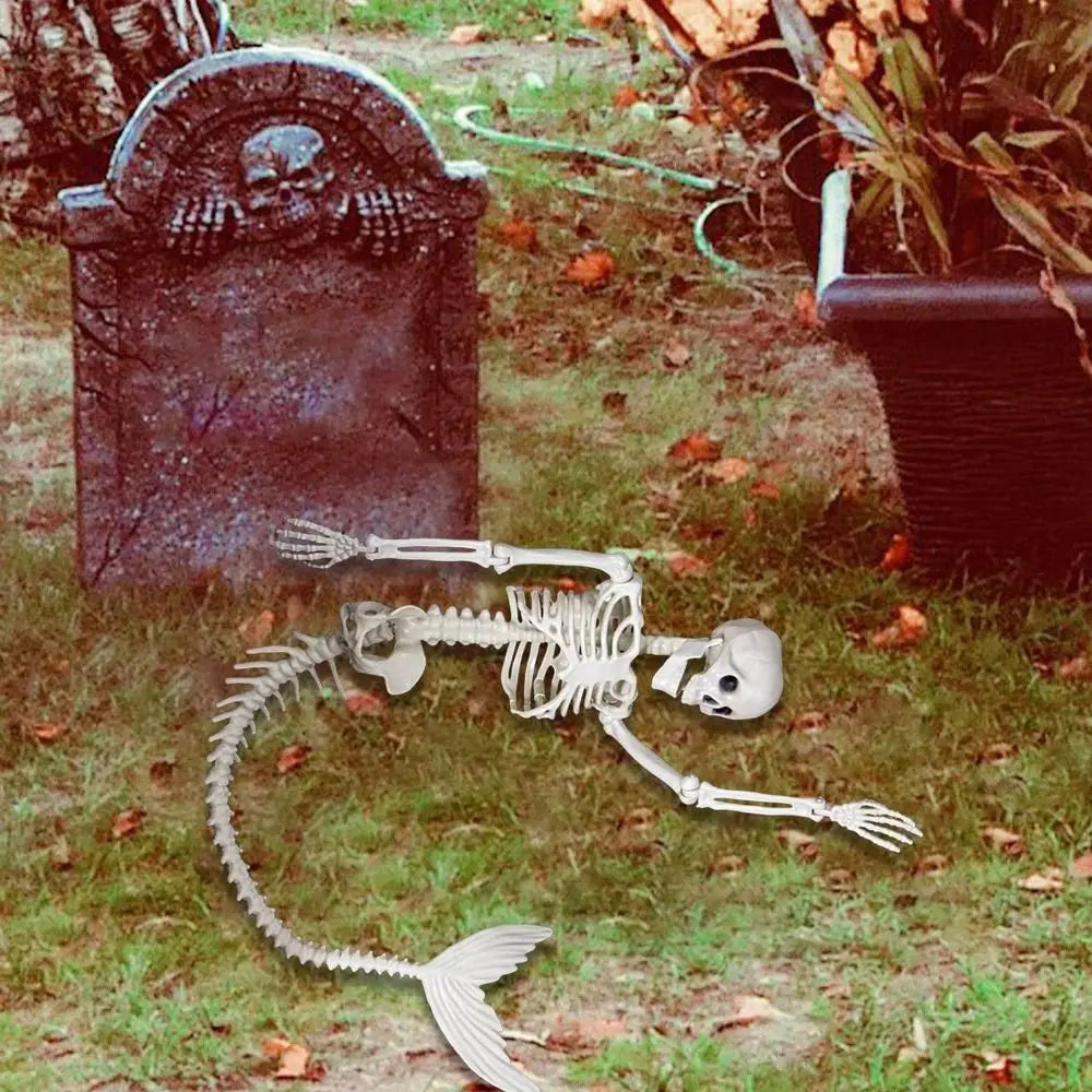 Skeleton Mermaid Skeleton Portable Plastic Decoration Fish Skeleton