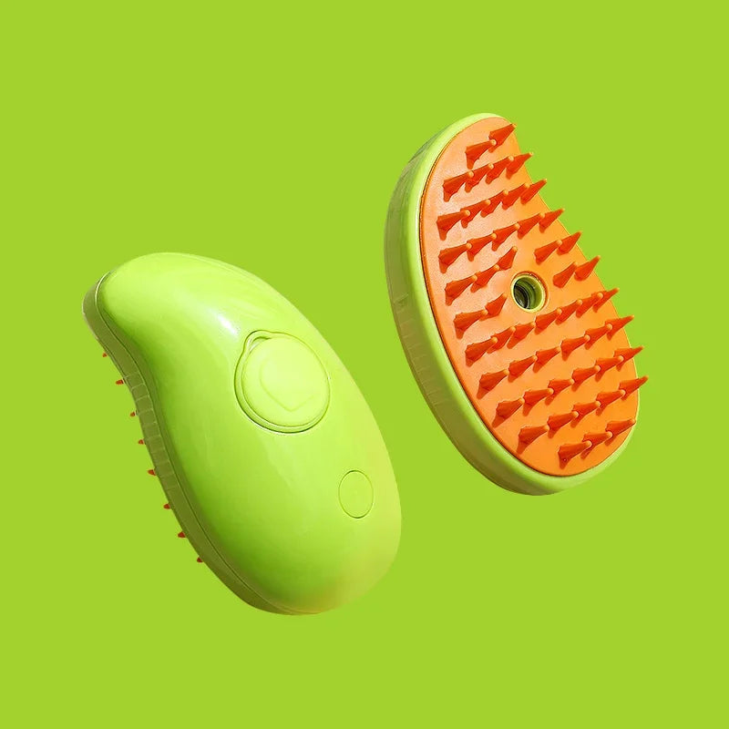 Cat Dog Pet  Massage Steam Spray Folding Rotatable Floating  Hair Removal Brush Comb