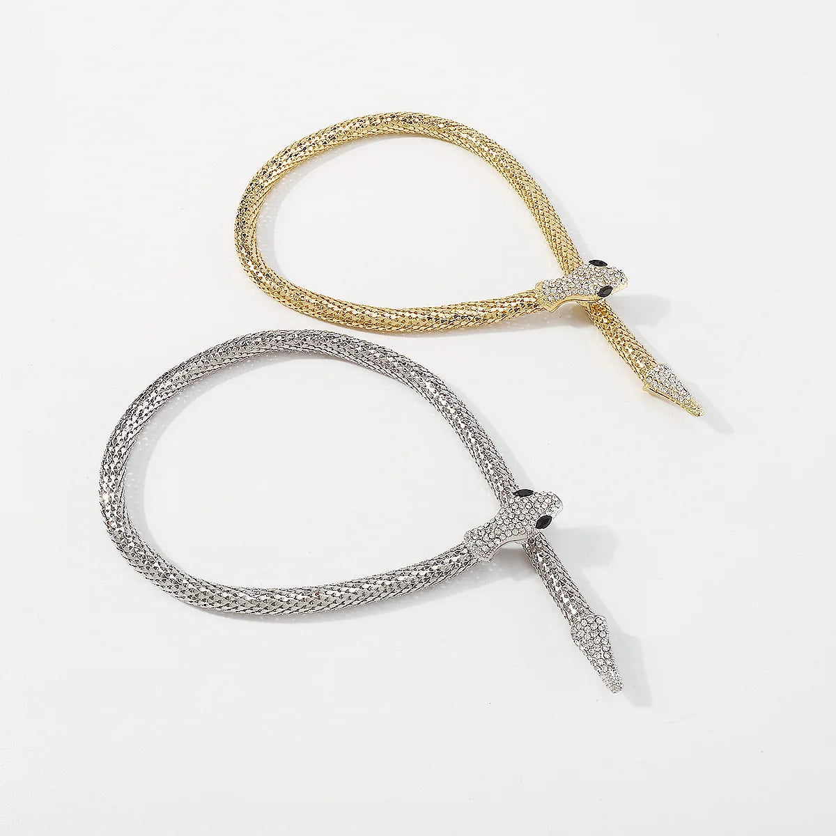 Punk Snake Chain Bracelet Bangles Goth Snake Necklace
