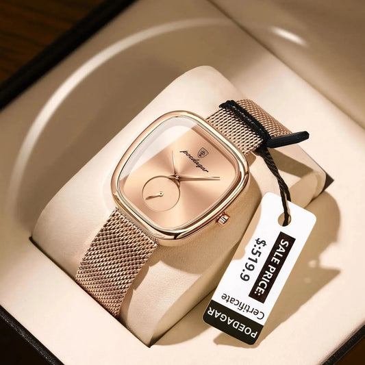 POEDAGAR Luxury Fashion Elegant Ladies Watch Waterproof Watch for Woman