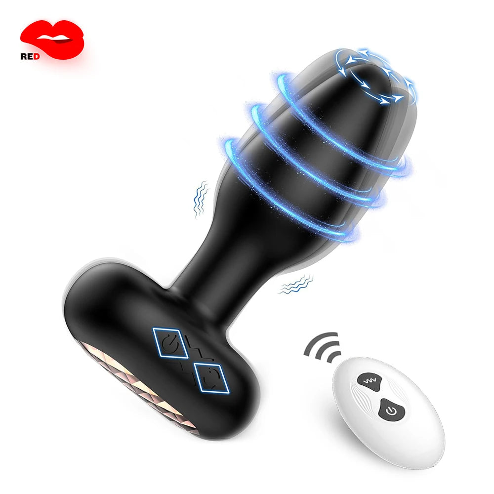 Female wireless Remote Vibrating Butt Plug Anal Vibrator Sex Toys for Women Ass
