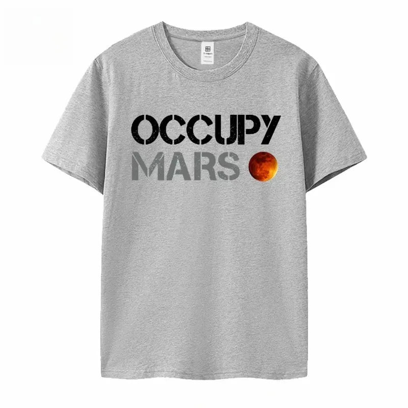 Musk T-shirt - SPACE X Short Sleeve Top Men - Space Exploration - Mars Rocket - Starship - Short Sleeve Launch Powerful Engine