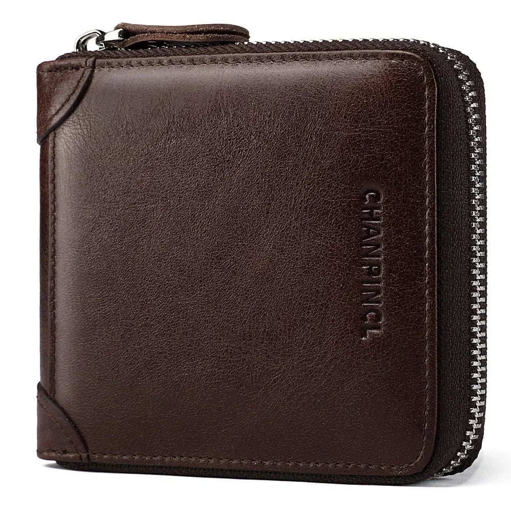 Echtes Rindsleder Brieftaschen für Männer Marken Luxus Karte Brieftasche Männer Cowhide leather wallet