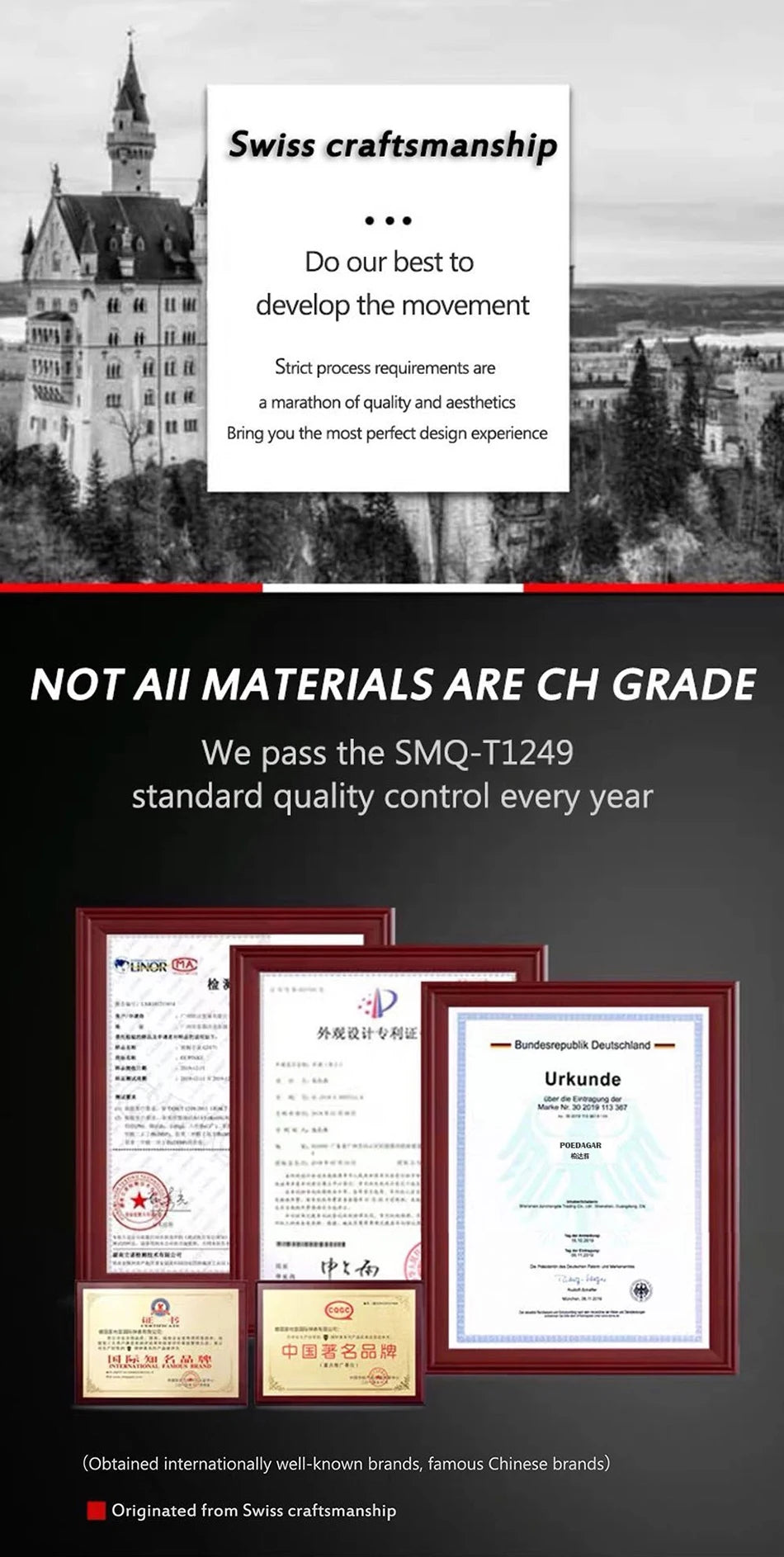 POEDAGAR Luxury Watch for Man Elegant Date Week Waterproof Luminous Men Watch