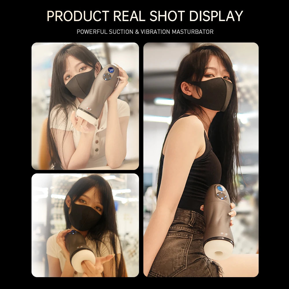 Smart Sex Robot for Men Vacuum Oral Sex Sucking Automatic Male Masturbator