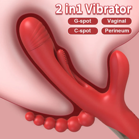 3 in 1 Tapping Flapping Vibrator for Women Clitoris Clit Sucker Stimulator Sex Toy