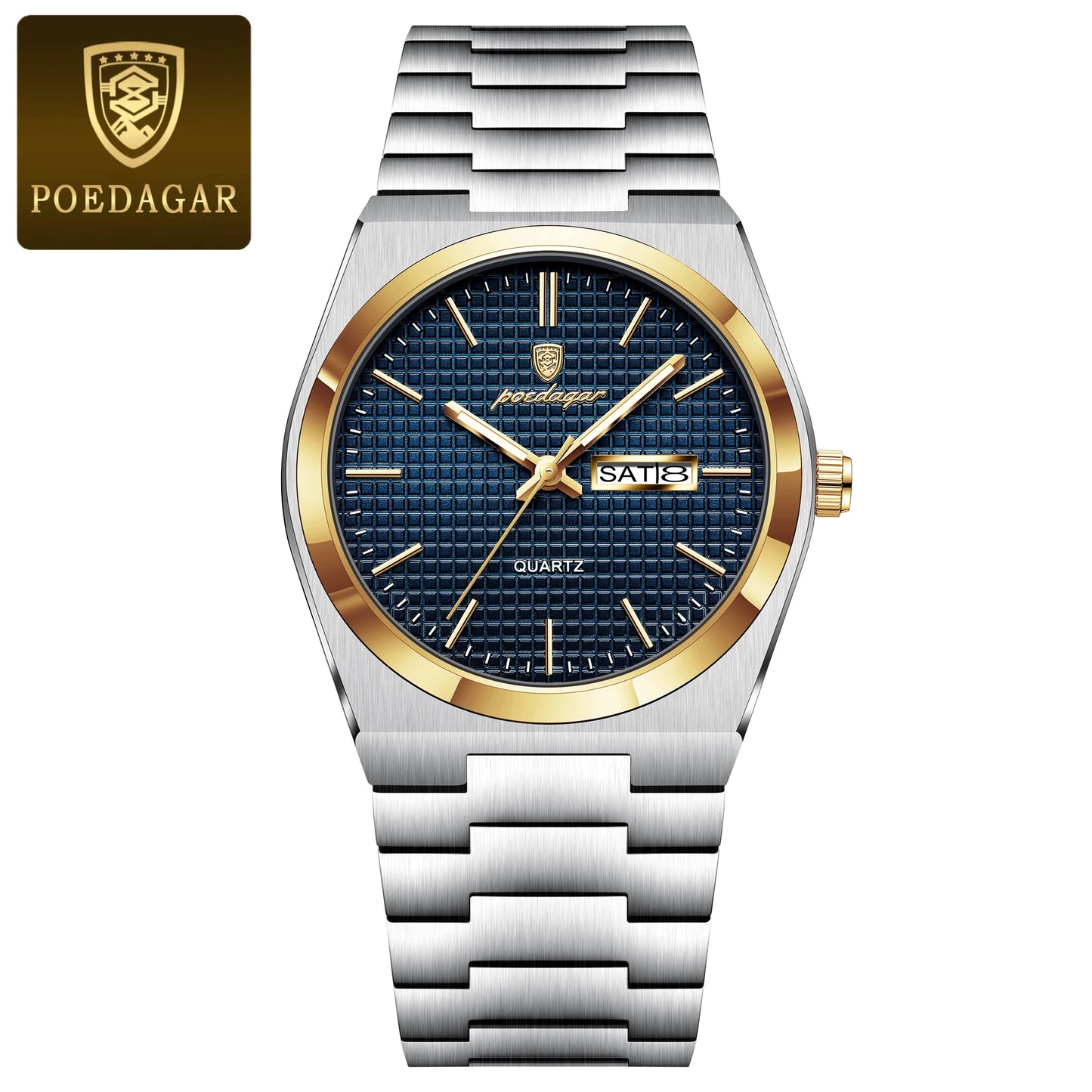 POEDAGAR Luxury Sport Man Watch Military Waterproof Luminous Date Week Men Watch