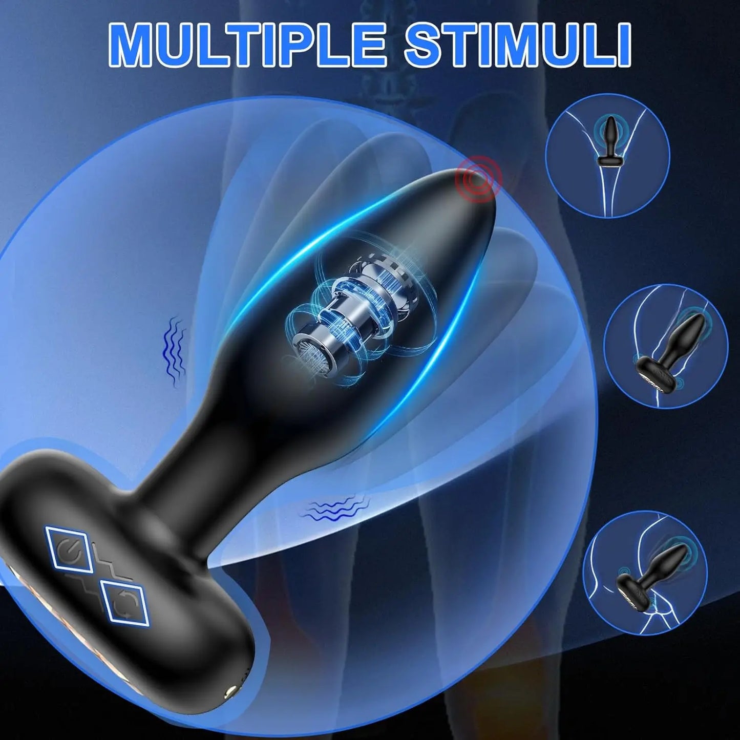 Female wireless Remote Vibrating Butt Plug Anal Vibrator Sex Toys for Women Ass