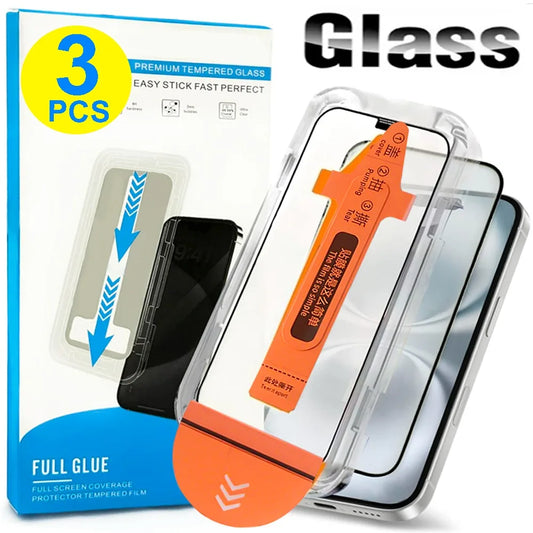 Easy To Install Tempered Glass for IPhone 17 Promax  Air  HD Clear Anti-scratch Protective Film