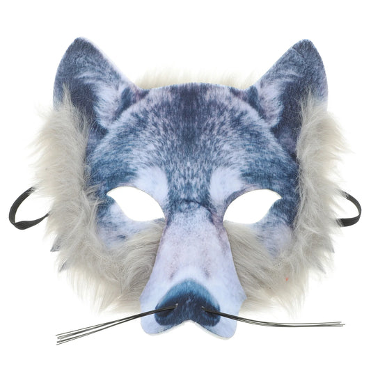 Halloween Party Mask Scary Wolf Mask PVC Animal Face Mask Cosplay Prop