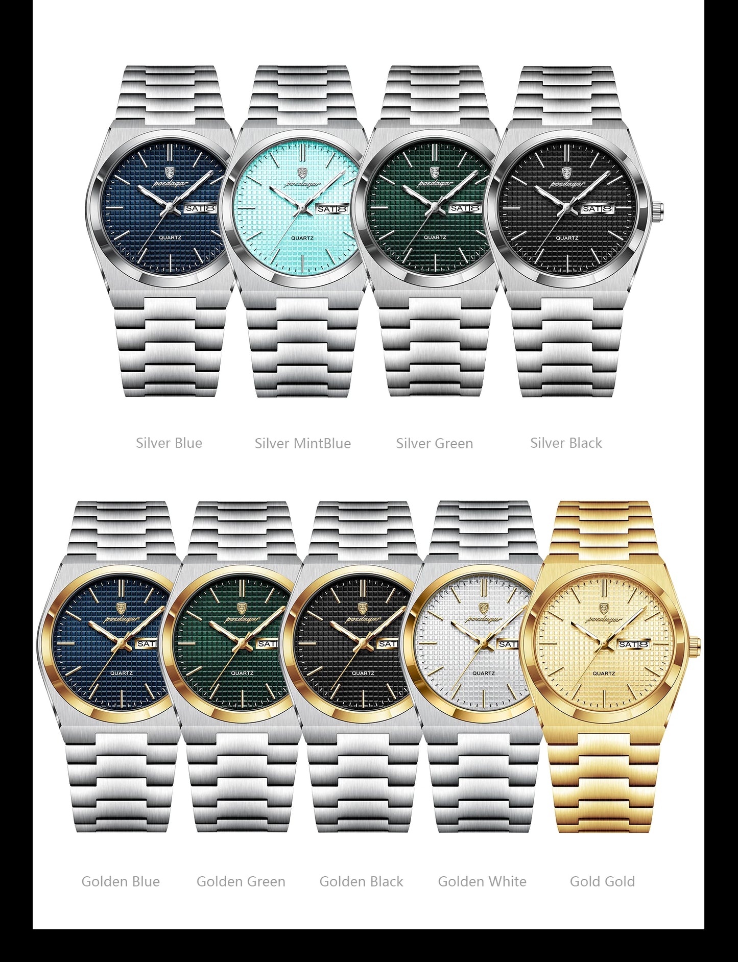 POEDAGAR Luxury Sport Man Watch Military Waterproof Luminous Date Week Men Watch