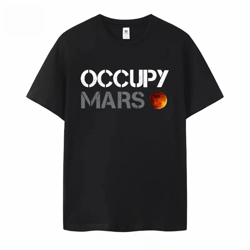 Musk T-shirt - SPACE X Short Sleeve Top Men - Space Exploration - Mars Rocket - Starship - Short Sleeve Launch Powerful Engine