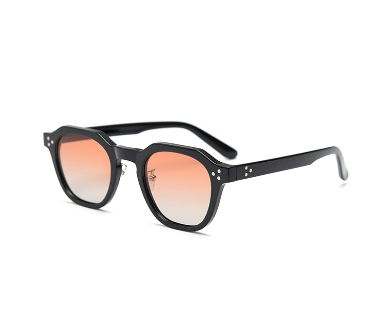 korean style retro TR90 frame polygon polarized sunglasses